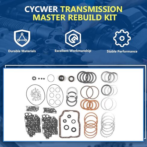 4F27E FN4AEL 4 Speed Transmission Master Rebuild Kit Fits for 2005-2018 Focus 2.0L, Fits for 2001-2003 Protege 2.0L, Replace OE 4F27E FN4AEL in Saudi Arabia