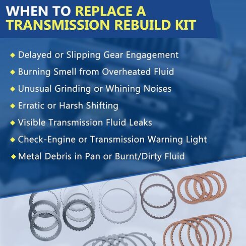 4F27E FN4AEL 4 Speed Transmission Master Rebuild Kit Fits for 2005-2018 Focus 2.0L, Fits for 2001-2003 Protege 2.0L, Replace OE 4F27E FN4AEL in Saudi Arabia