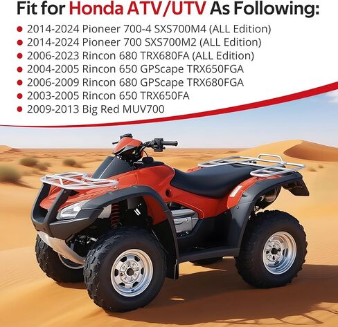 JAVIK Transmission Shift Solenoid Kit for Honda Pioneer 700 SXS700M2 700-4 SXS700M4 2014-2024 Rincon 650 TRX650FA Rincon 680 TRX680FA 2003-2023 O.E.M# 38620-HN8-003 38630-HN8-003 (Black and Brown) in Saudi Arabia