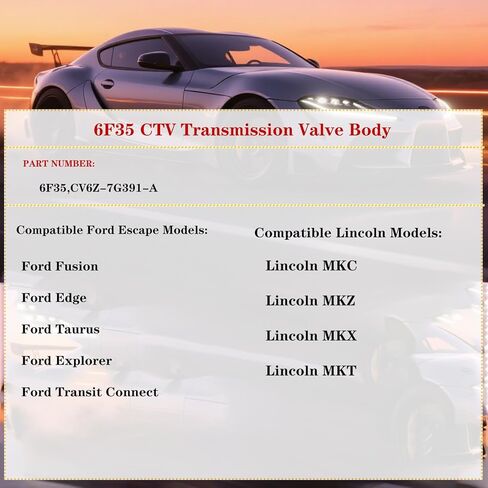 6 سرعات 6F35 صمام النقل مع جسم صمام صندوق تروس الملف اللولبي Compatibile مع الهروب in Kuwait