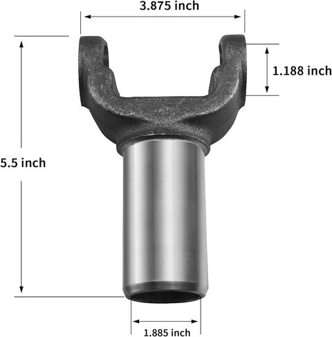 Transmission Slip Yoke 3-3-2431X with 5-178X U-Joint Kit in Saudi Arabia
