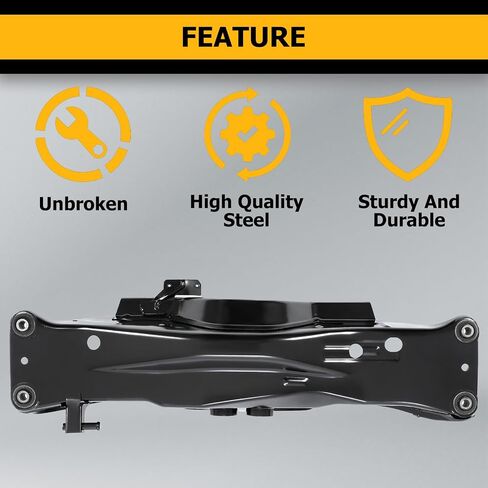 KUAFU Rear Crossmember Compatible with 1998-2002 Subaru Forester Replacement for 477-58959 20151FA111 20151FA112 20151FA113 Subframe K Frame Cross Member Suspension Bolt Black in Saudi Arabia