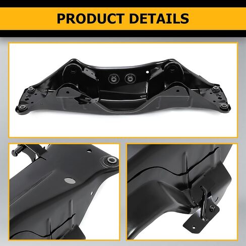 KUAFU Rear Crossmember Compatible with 1998-2002 Subaru Forester Replacement for 477-58959 20151FA111 20151FA112 20151FA113 Subframe K Frame Cross Member Suspension Bolt Black in Saudi Arabia