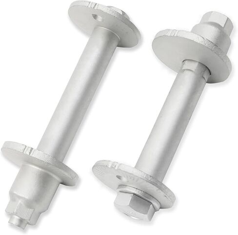 طقم كاميرات الذراع السفلى من Dasbecan متوافق مع Toyota Tundra Sequoia 2000-2007 ، محاذاة الأمامية براغي تعديل إصبع القدم المحاذاة تحل محل# 4840934020 4840934030،2 حزمة لكلا الجانبين in Saudi Arabia