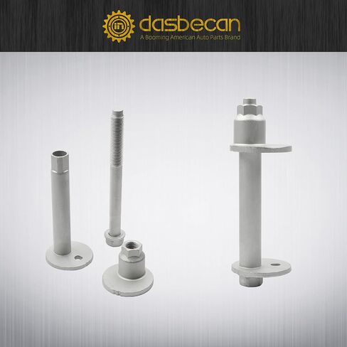 طقم كاميرات الذراع السفلى من Dasbecan متوافق مع Toyota Tundra Sequoia 2000-2007 ، محاذاة الأمامية براغي تعديل إصبع القدم المحاذاة تحل محل# 4840934020 4840934030،2 حزمة لكلا الجانبين in Saudi Arabia