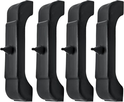 (4 PCS Kit) Rubber Radiator Insulator Pads Rubber 3 Core Radiator Mounting Cushions Support Pads Fit for GM cars between 1968-1981 Replace# 4012-326-681S Radiator Mounts Parts in Saudi Arabia