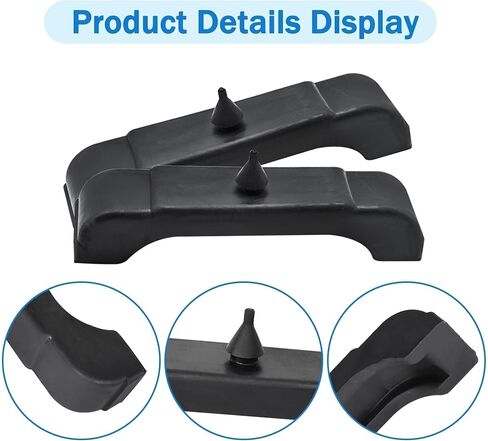 (4 PCS Kit) Rubber Radiator Insulator Pads Rubber 3 Core Radiator Mounting Cushions Support Pads Fit for GM cars between 1968-1981 Replace# 4012-326-681S Radiator Mounts Parts in Saudi Arabia