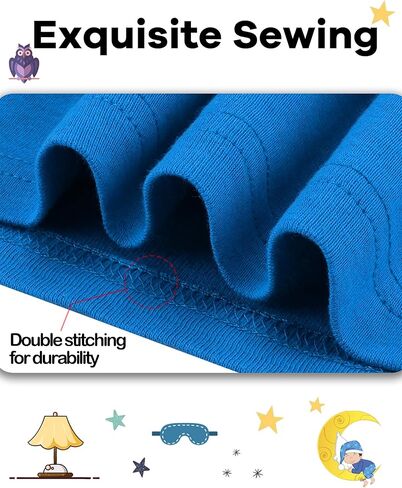 DAUGHTER QUEEN بيجامة للأولاد 100% قطن بأكمام طويلة مقاس 18 شهرًا - 12 سنة in Kuwait