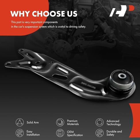 A-Premium Rear Right Suspension Trailing Arm, Compatible with Chevrolet Malibu 2004-2012, Pontiac G6 2005-2010, Saturn Aura 2007-2009 in Saudi Arabia