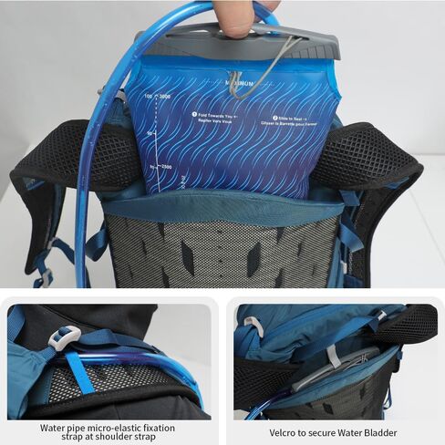 IX INOXTO Hiking Hydration Backpack with 2L/3L Water Bladder for Women and Men18L/25L Water Backpack for Hiking, Cycling, Climbing, Camping in Kuwait