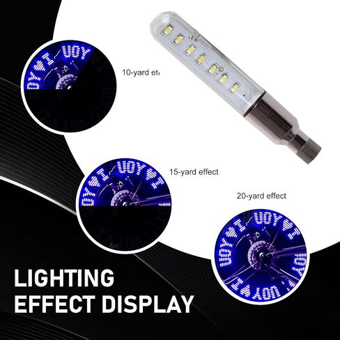 Led Bicycle Wheel Lights, Waterproof Mountain Bike Warning Tyre Lights, Multi-Patterned Change 3.7" Super Bright Bike Tire Valve Stem Light, Universal for Most Bikes in Saudi Arabia