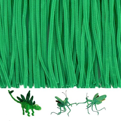 Caydo 200 Pieces Black Pipe Cleaners Craft Chenille Stems Bulk for Kids DIY Art Creative Crafts and Decoration (12 Inch x 6 mm) in Saudi Arabia