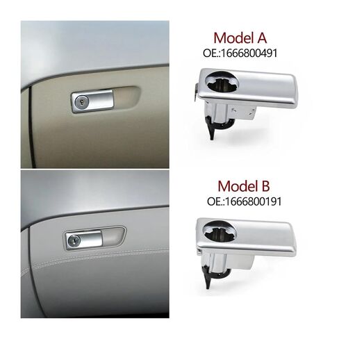 سيارة ركاب السيارة الجانبية قفاز القفازات مقبض أدوات التبديل المتوافق ML GL GLS GLS CLASS W166 W292 2012-2019 1666800491 (اللون: الطراز ب) in Kuwait