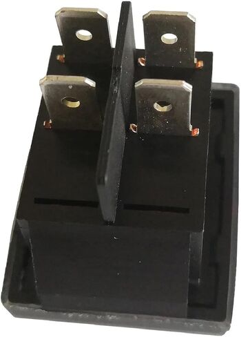 Illuminated Rocker Power Switch, 16A 250VAC/20A 125VAC, 4-Pin, Red LED, ON-Off, Commercial Grade in Saudi Arabia
