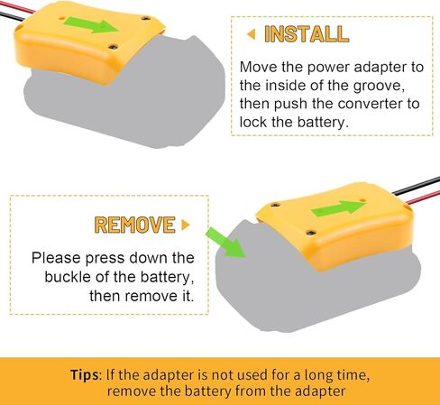 Power Wheels Adapter for Milwaukee M18 Battery Adapter, 18V Power Wheels Battery Converter Kit with Fuses Holder and Switch, Wire Terminals, 12AWG Wire for RC Car DIY Adapter Set (3 Packs) in Kuwait