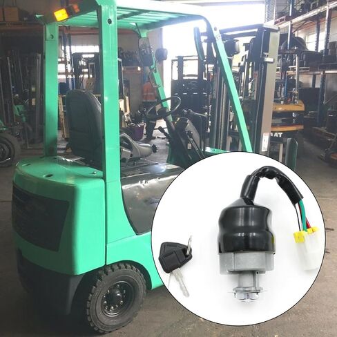 91A05-21400 Ignition Switch Kit, Replacement for Mitsubishi Forklift FD20-25N FD10-35N FG10-35N, Replaces 91A05-11400 in Saudi Arabia