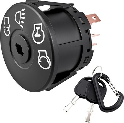 117-2221 Lawn Myers Switch Ignition Switch ، مع 2 مفتاحين 3 من الموضع 5 محطات ، مناسبة لـ Exmark Lazer Z Quest Next Lazer Z ، لـ Toro Z Master Time Cutter SS ZS سلسلة ، استبدل 137-4100 ، 116-0229 in Kuwait