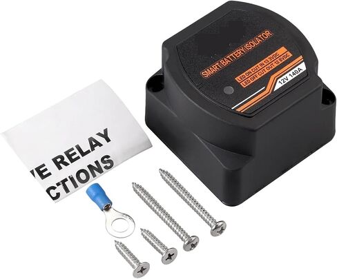 ترحيل ذكي عزل بطارية مزدوج 12V 140A الجهد الحساس الانقسام الانقسام CAR RV لليخوت تعديل في الهواء الطلق اثنين من ضفة البطارية in Saudi Arabia