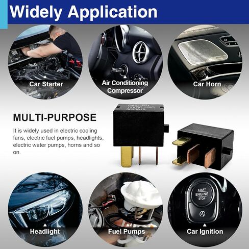 2PCS Automotive Relay, G8HL-H71 39794-SDA-A03 39794-SDA-A05 12VDC, Compatible for 2003-2014 Accord 2006-2014 Civic 2007-2014 Acura MDX CR-V CR-Z Element Car in Kuwait