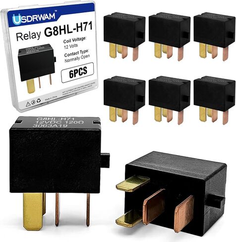 2PCS Automotive Relay, G8HL-H71 39794-SDA-A03 39794-SDA-A05 12VDC, Compatible for 2003-2014 Accord 2006-2014 Civic 2007-2014 Acura MDX CR-V CR-Z Element Car in Kuwait