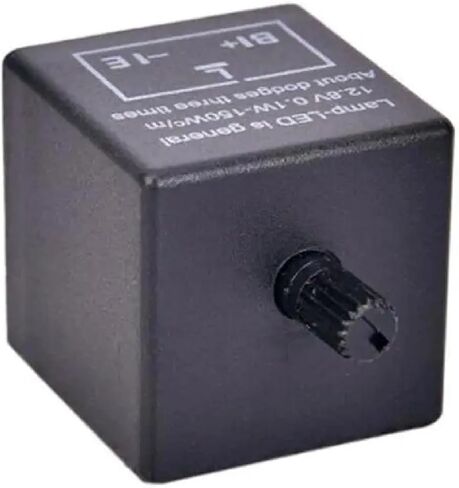 12V 3-Pin LED Flasher Relay, Adjustable Turn Signal Indicator, Universal Fit in Saudi Arabia