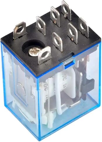 Ly2NJ التتابع الإلكتروني ، دبابيس DPDT 8 ، ملف 10A ، DC12V/24V AC110V/220V ، LED متوافق (DC 12V) in Kuwait