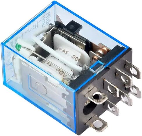 Ly2NJ التتابع الإلكتروني ، دبابيس DPDT 8 ، ملف 10A ، DC12V/24V AC110V/220V ، LED متوافق (DC 12V) in Kuwait