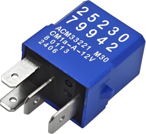 2PCS Compatible with Nissan/Infiniti 25230-79942 Relay (Replaces 25230-79943) 4-Pin 12V Blue Micro-ISO — Engine Bay IPDM/Cabin Fuse Box — A/C • Blower • Fuel Pump • Ignition • Accessory in Saudi Arabia