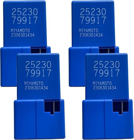 4 Pin Relay 25230-79917 لنيسان تيتان Versa Xterra Infiniti ، 2004-2015 ؛ Pathfinder ، 2013-2020 ؛ Blue ، 12V DC ، 30a ، عادةً مفتوح ، تشغيل لوحة ، التشغيل التلقائي (4) in Kuwait