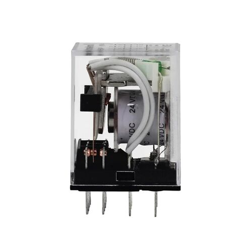 ترحيل my4p HH54p My4nj Coil General DPDT micro mini electromagnetic swite مع قاعدة المقبس LED 36V DC in Kuwait