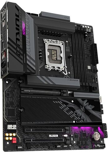 اللوحة الأم GIGABYTE Z790 AORUS PRO X WIFI7 LGA 1700 Intel Z790 X ATX مع DDR5، 5* M.2، PCIe 5.0، USB 3.2 Type-C، Wi-Fi 7، 5GbE LAN، Q-Flash Plus، EZ-Latch Plus in Kuwait
