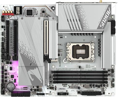 GIGABYTE Z790 AORUS PRO X WIFI7 LGA 1700 Intel Z790 X ATX Motherboard with DDR5, 5* M.2, PCIe 5.0, USB 3.2 Type-C, Wi-Fi 7, 5GbE LAN, Q-Flash Plus, EZ-Latch Plus in Kuwait