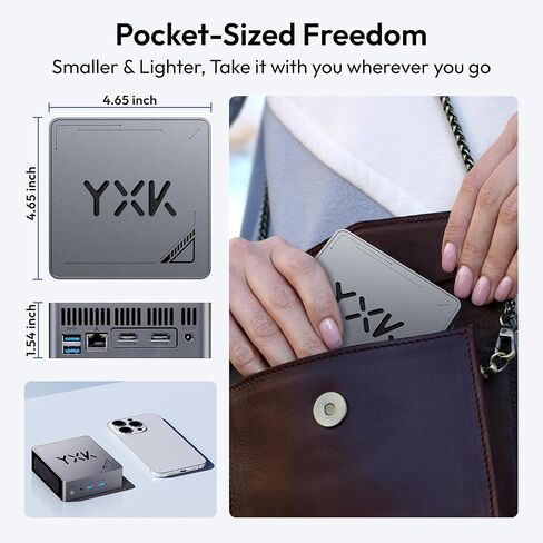 YXK S15 UItra Mini PC لبطاقة MicroSD سعة 32 جيجابايت سرعة القراءة: حتى 100 ميجابايت/ثانية، سرعة الكتابة: حتى 30 ميجابايت/ثانية. يدعم ما يصل إلى 20,000 صورة، أو 10,000 أغنية. تسمح هذه السرعات بالموسيقى السريعة والصور والفيديو والمستندات in Saudi Arabia