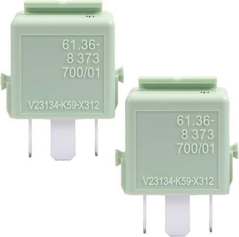 Pack of 1 Relay V23134-K59-X312 61368373700 40A 12VDC 5-Pin SPDT Automotive Relay – Compatible with BMW, mini, Rolls Royce – Fixes Fuel Pump & Cooling Fan Failures in Kuwait