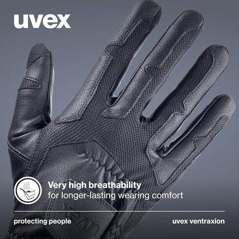 قفازات ركوب الخيل Uvex قابلة للتمدد وقابلة للتنفس (غربية/إنجليزية) للنساء والرجال، فينتراكسيون in Kuwait