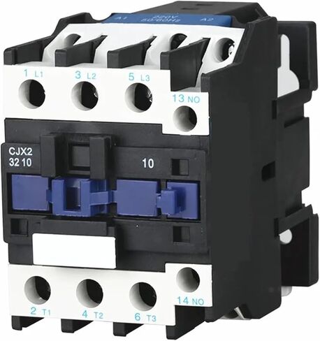 CJX2-3210 50Hz لفائف الجهد 50A 3 عمود 1NO 35MM DIN RAIL AC AC 12V in Kuwait