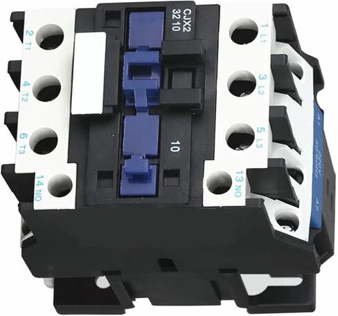 CJX2-3210 50Hz لفائف الجهد 50A 3 عمود 1NO 35MM DIN RAIL AC AC 12V in Kuwait