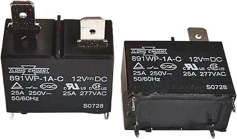 5PCS 10PCS Relay 891WP-1A-C 25A 12V air Conditioning Water Heater Motherboard Relay(10PCS 891WP-1A-C) in Saudi Arabia