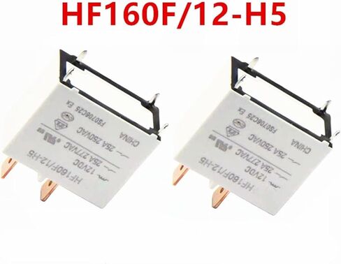 5pcs HF160F/12-H5-12VDC HF160F/12-H5 4-Pin 25A ترحيل طاقة لتكييف الهواء. in Saudi Arabia