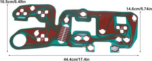 Instrument Cluster Printed Circuit Board Compatible with Chevy Truck 1981 1982 1983 1984 1985 1986 1987, 25044897 Instrument Cluster Printed Circuit with Gauges Without Tachometer in Saudi Arabia