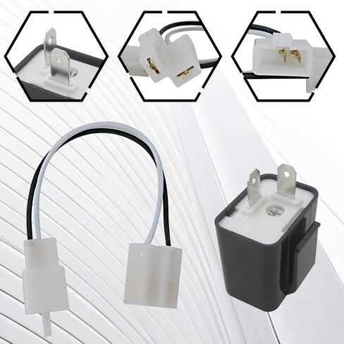 2 PIN التتابع الملاكرات الإلكترونية ، إصلاحات 12V قابلة للتعديل لإصلاح LED Signal Flash Hyper ، Universal (2025 NEW) in Kuwait