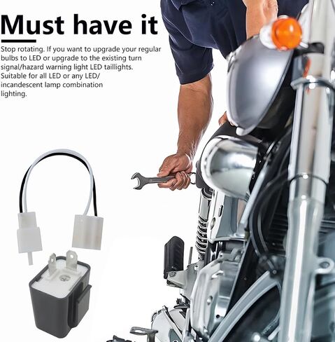 2 PIN التتابع الملاكرات الإلكترونية ، إصلاحات 12V قابلة للتعديل لإصلاح LED Signal Flash Hyper ، Universal (2025 NEW) in Kuwait