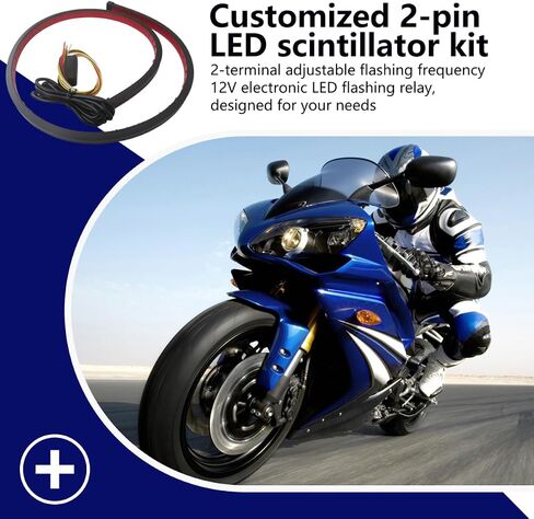 2 PIN التتابع الملاكرات الإلكترونية ، إصلاحات 12V قابلة للتعديل لإصلاح LED Signal Flash Hyper ، Universal (2025 NEW) in Kuwait
