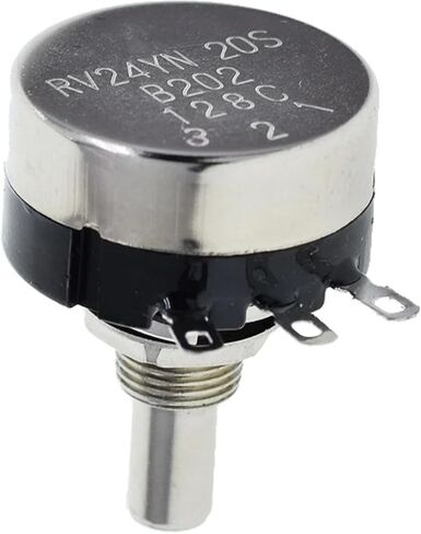 RV24YN20S Metal Alloy Rotary Potentiometer, 500 Ohm to 200K Ohm Range, 0.25W Rated Power, 10% Tolerance, Electronic Module (Relay) in Saudi Arabia