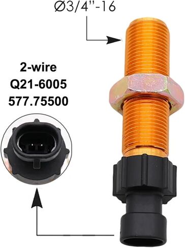 Speed Sensor 4-Wire Q21-6004 577.59502 Q21-6005 577.75500 Q216004 57759502 Q216005 57775500 1Pcs(Q21-6004 4Pins) in Saudi Arabia