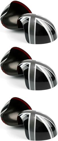 3 مجموعة من-L&H Union Jack Wing Mirror تغطي Power Fold الأمامية اليسرى ABS البلاستيك من أجل Mini لـ Cooper 2007-2013 لـ Cooper Countryman 2011-2015 لـ Cooper Paceman 2013-2015 in Kuwait