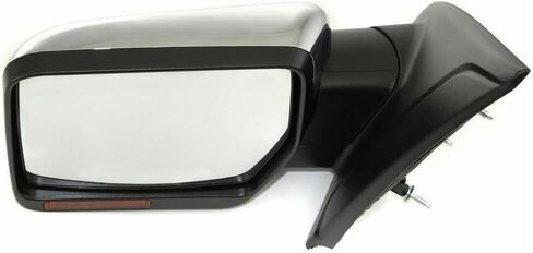 سائق السائق مرآة CAP CAP Chrome Left Ford for F150 2009-2010 1PC MANUAL FOLD FOLD FO1320355 FD204CL-S in Saudi Arabia
