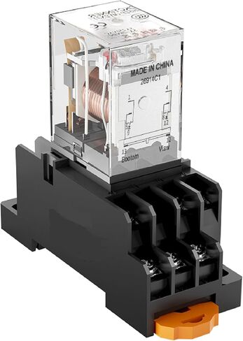 مقبس التتابع الصناعي ، 220 فولت AC/12V-24V DC ، 8/14 تكوين دبوس ، ترحيل MINI الوسيط (HH54P_MY4NJ AC_24V) in Saudi Arabia