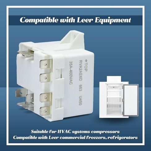 1394121 ترحيل أنظمة HVAC متوافق مع مجمدات وبرودة لير ، مناسبة لمعدات تقديم الطعام والثلاجات 35A 400V التتابع استبدال 040-0166-37 in Saudi Arabia