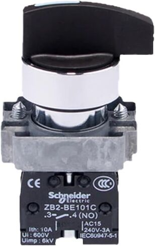 2mm Metal Selector Switch XB2BJ21C Long Handle Knob 2 Gear Self-Locking 1 Normally Open in Saudi Arabia